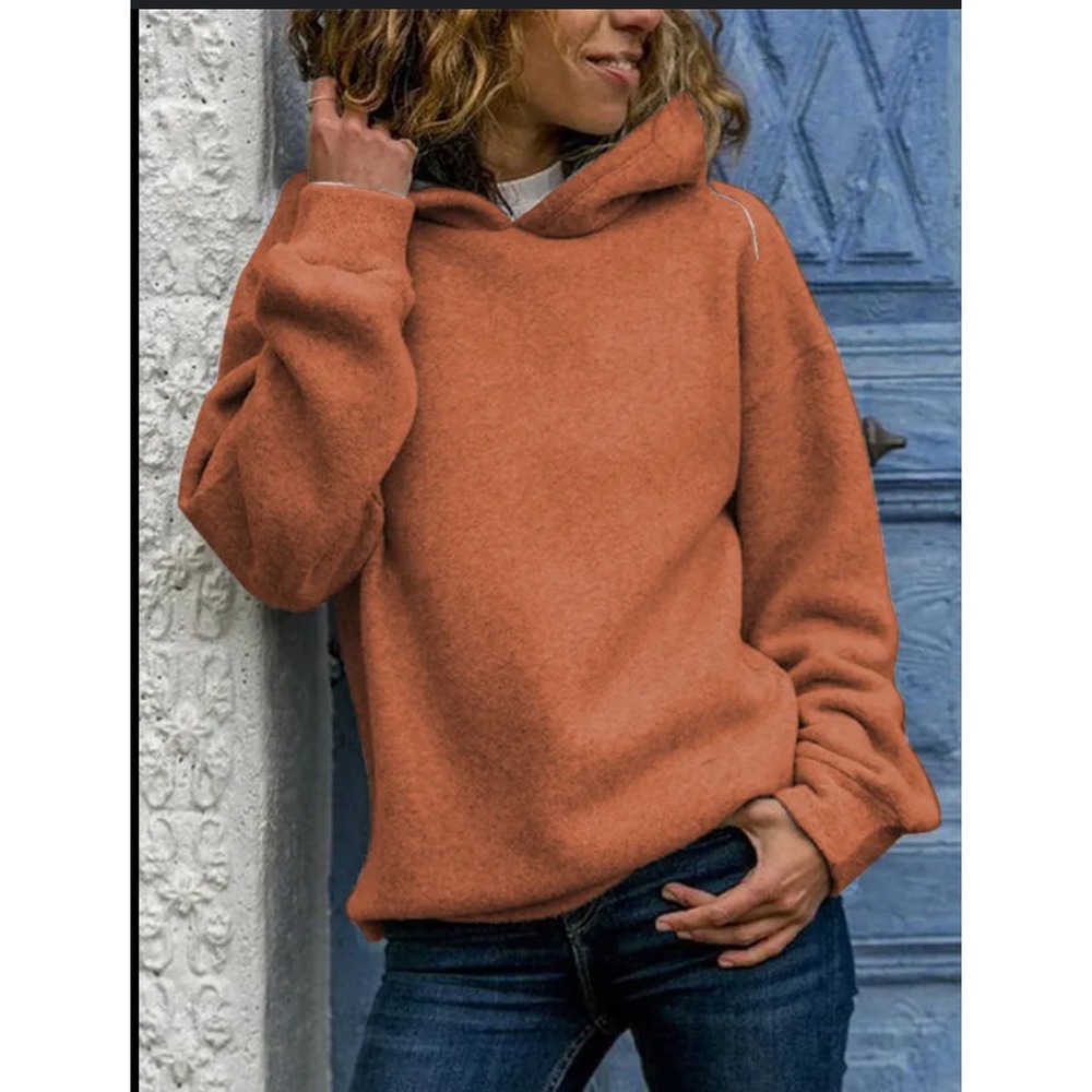 Philosophy Republic Clothing Fuzzy Knit Hoodie Sweater Women's Large‎